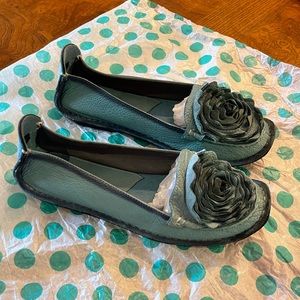 Spring Step L’Artiste Dezi flat teal color size 42